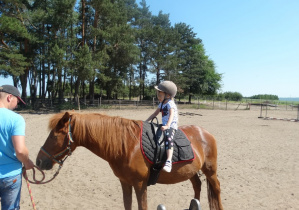 Dziewczynka na koniu
